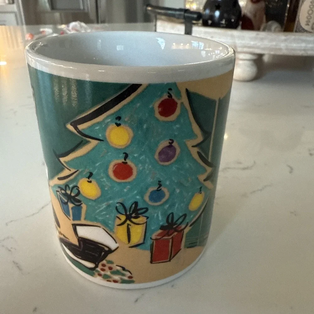 STARBUCKS 'Home For The Holidays'  by Mary Graves Ceramic Collectable Mug